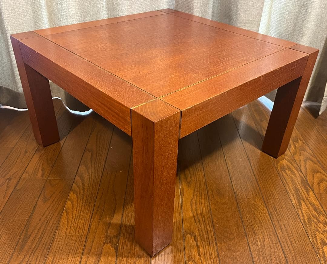 ビンテージ チーク材 真鍮 ローテーブル コーヒーテーブル 木製 ウッド