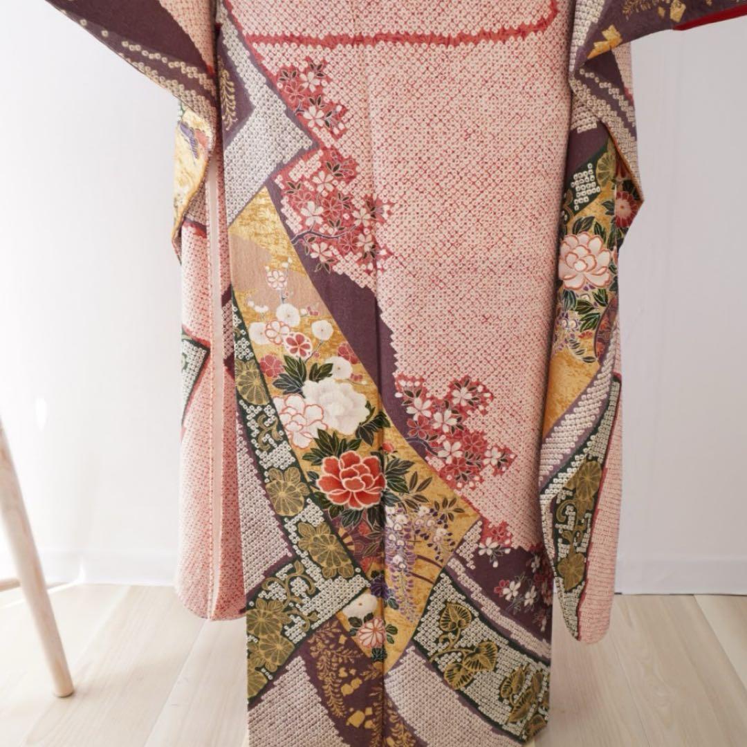 振袖　379F フルセット 5点セット　正絹 すべて正絹