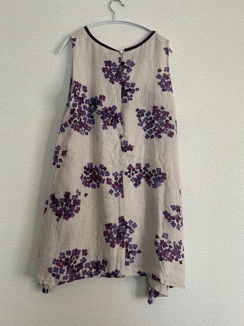 群言堂・根￼々　ノースリーブワンピース