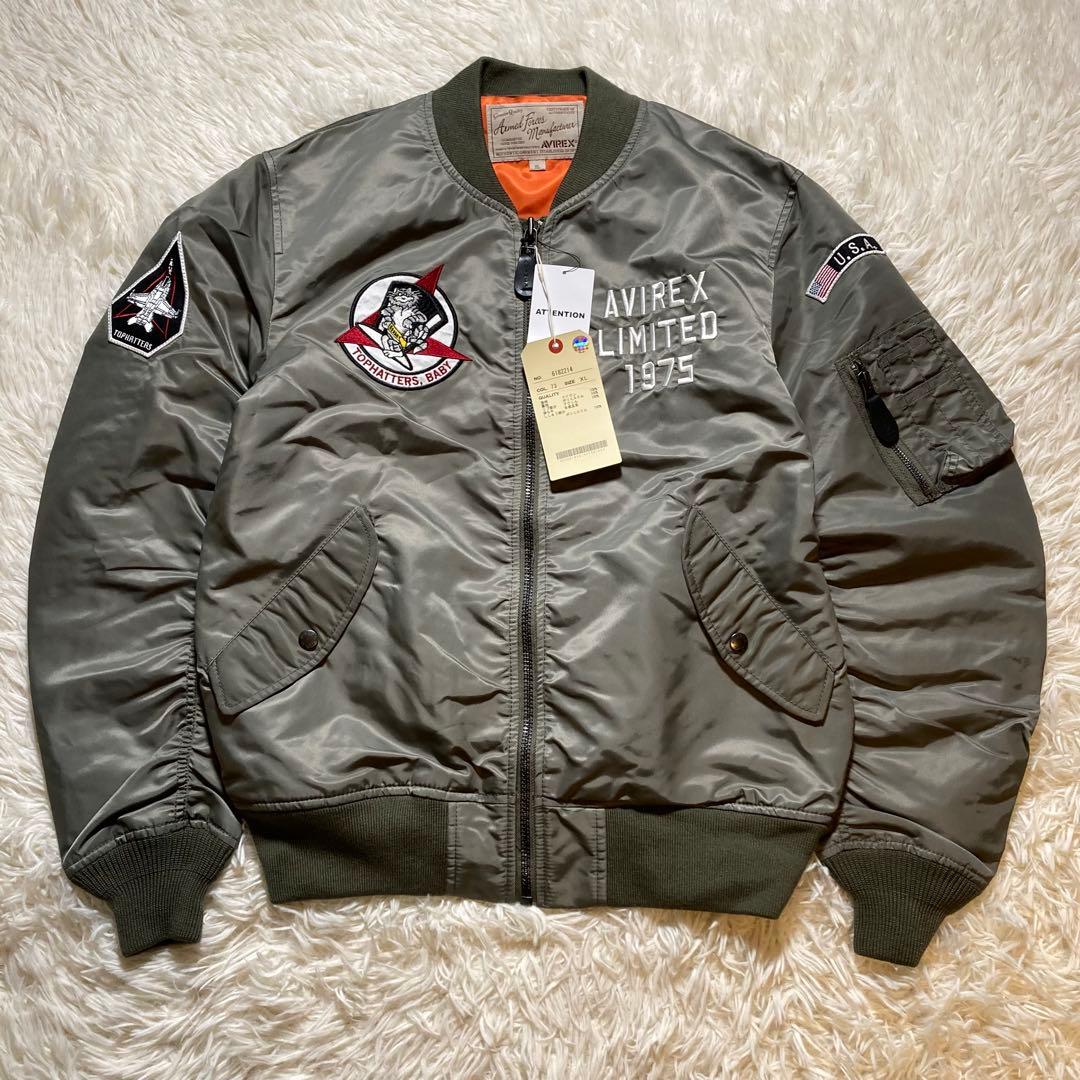 新品未使用 AVIREX アヴィレックス MA-1 フライトジャケット XL