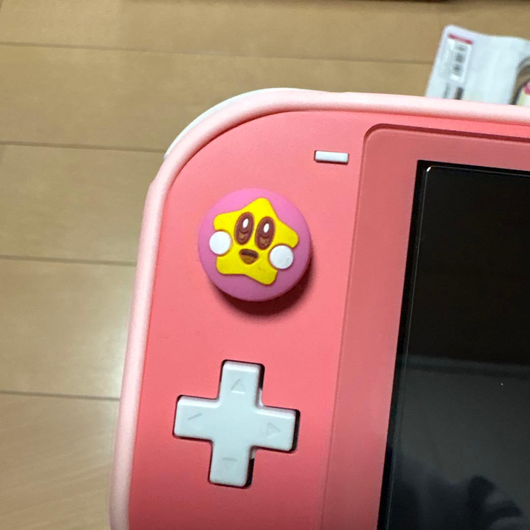 任天堂Switch スイッチ Lite 本体 星のカービィ着せ替えカバー ポーチ