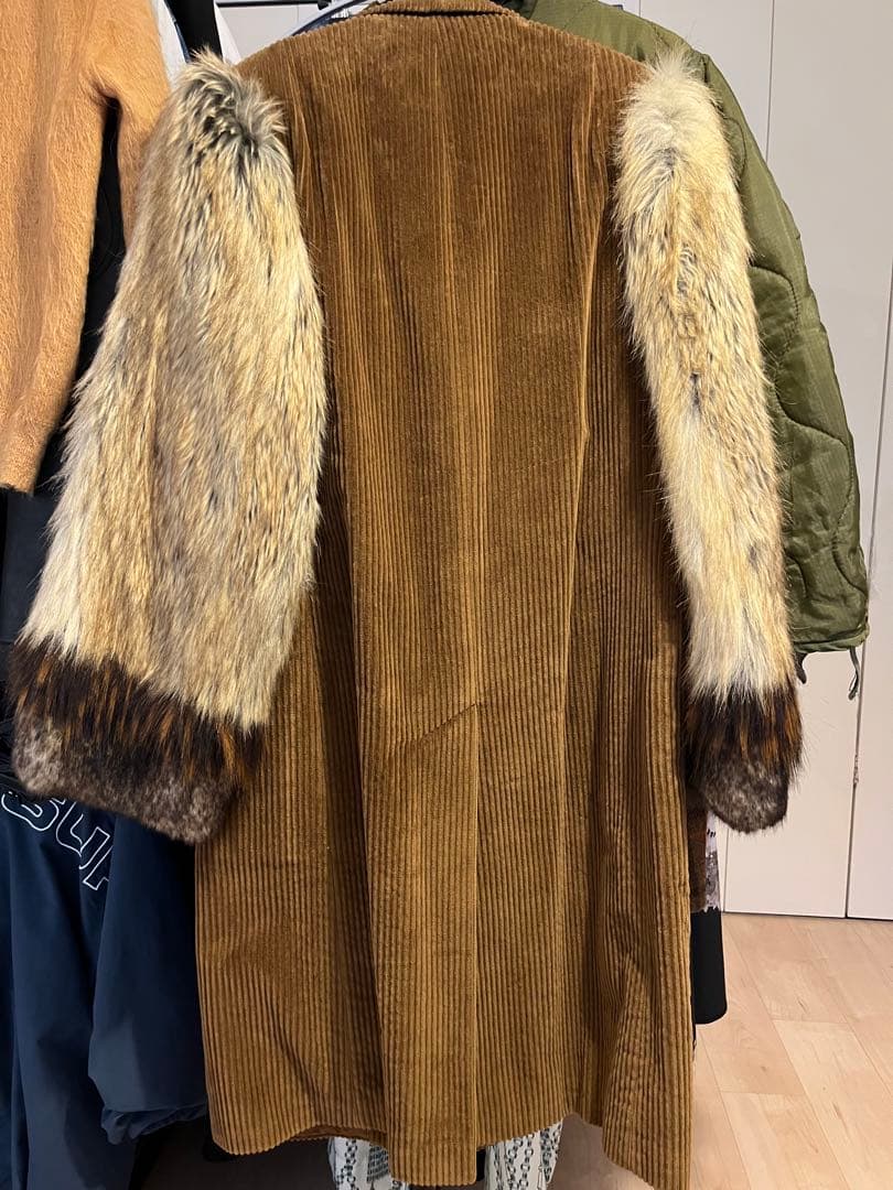 DRIES VAN NOTEN チェスターコート ブラウン