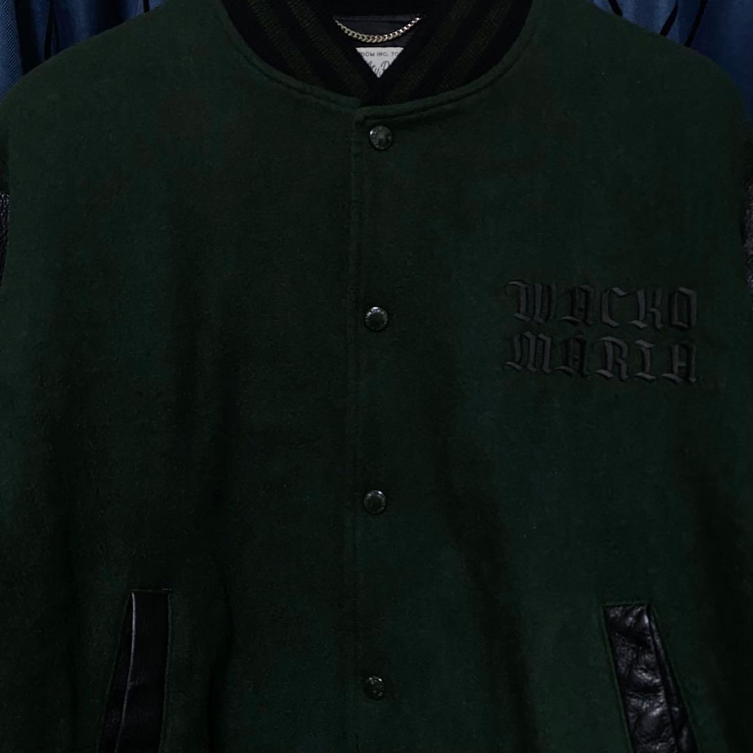 WACKOMARIA　LEATHER VARSITY JACKET