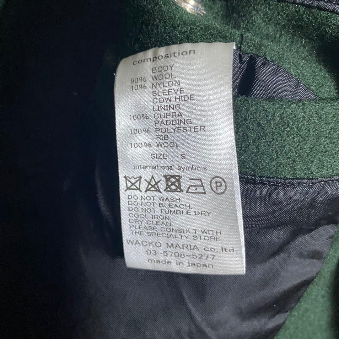 WACKOMARIA　LEATHER VARSITY JACKET