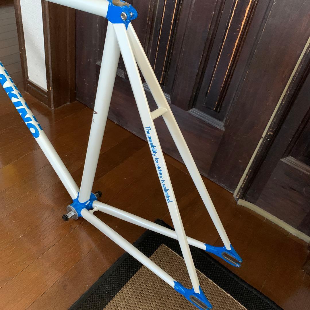 MAKINO ピストフレーム ホワイト/ブルー