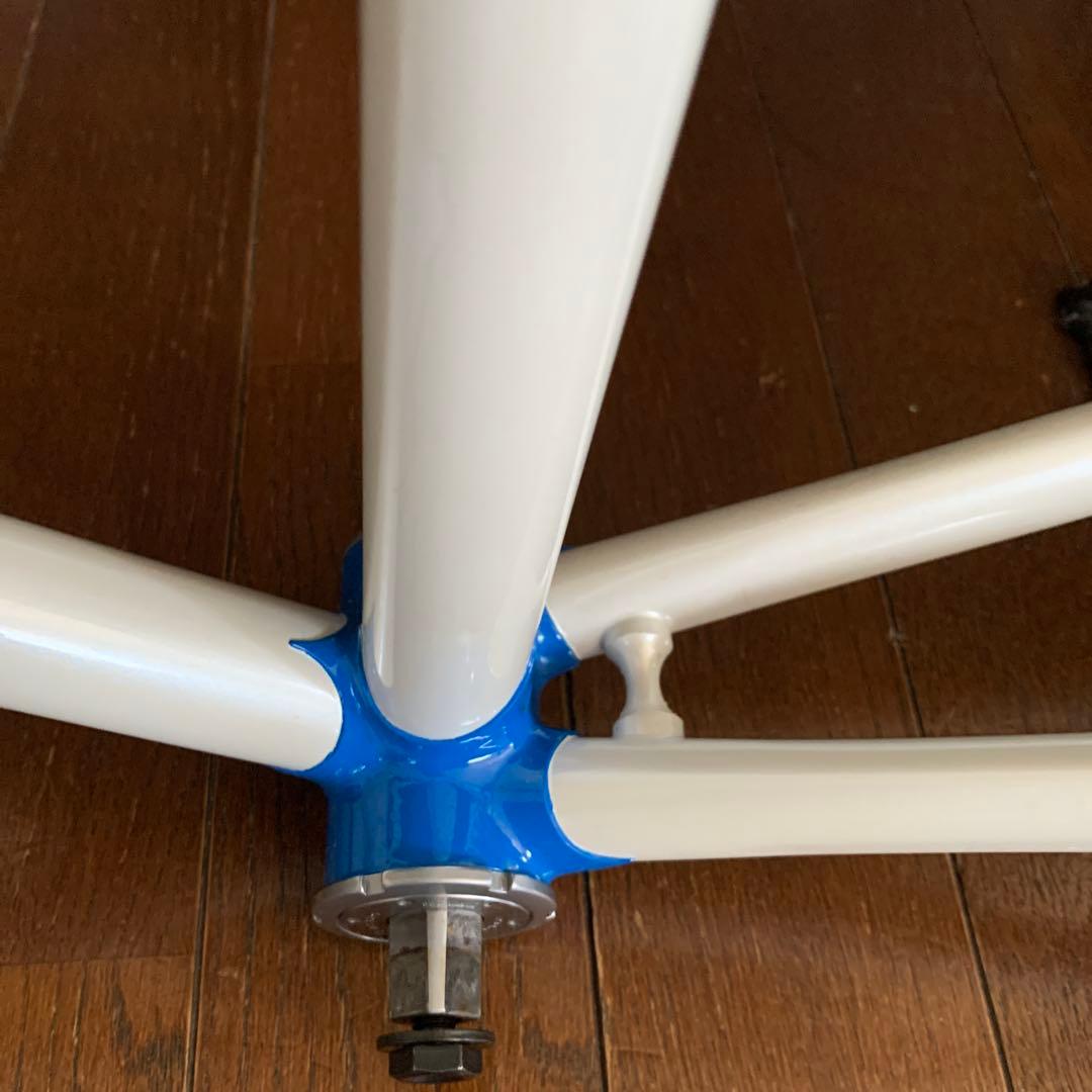 MAKINO ピストフレーム ホワイト/ブルー