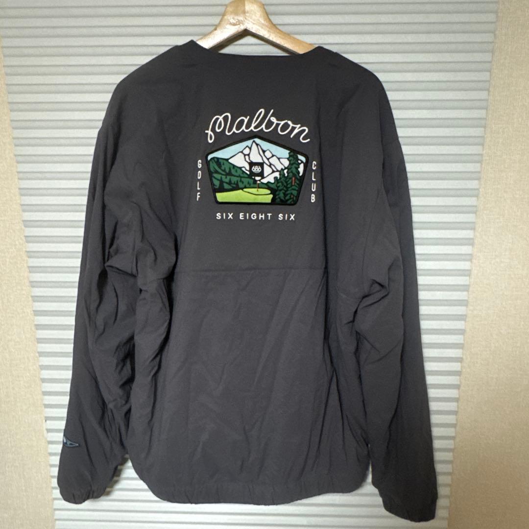 マルボン Malbon Golf 686 長袖 プルオーバー ジャケット