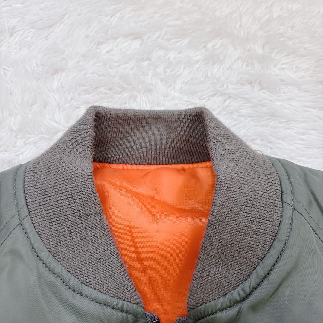 美品　短丈　AVIREX フライトジャケット　ma-1 リバーシブル　短丈　M