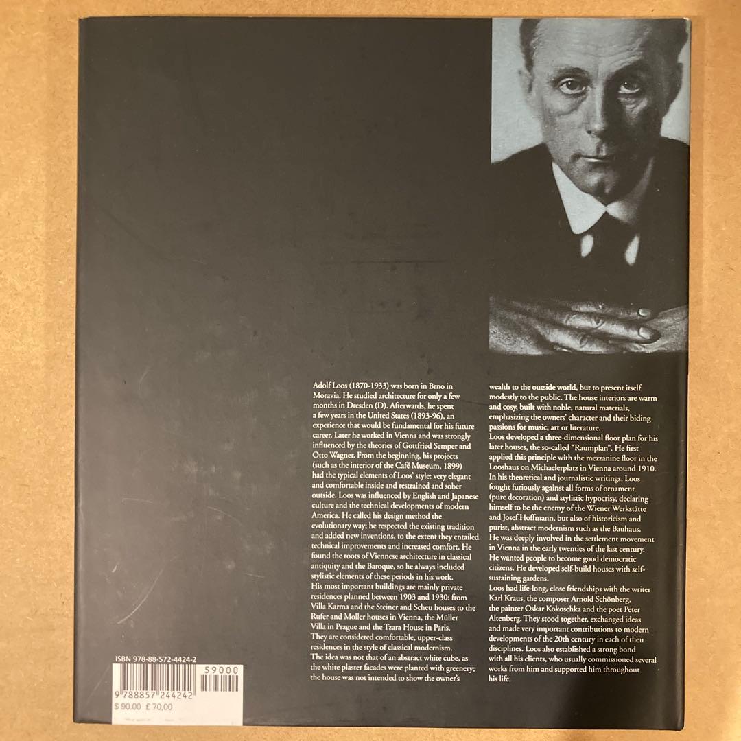 洋書 Adolf Loos: Works and Projects