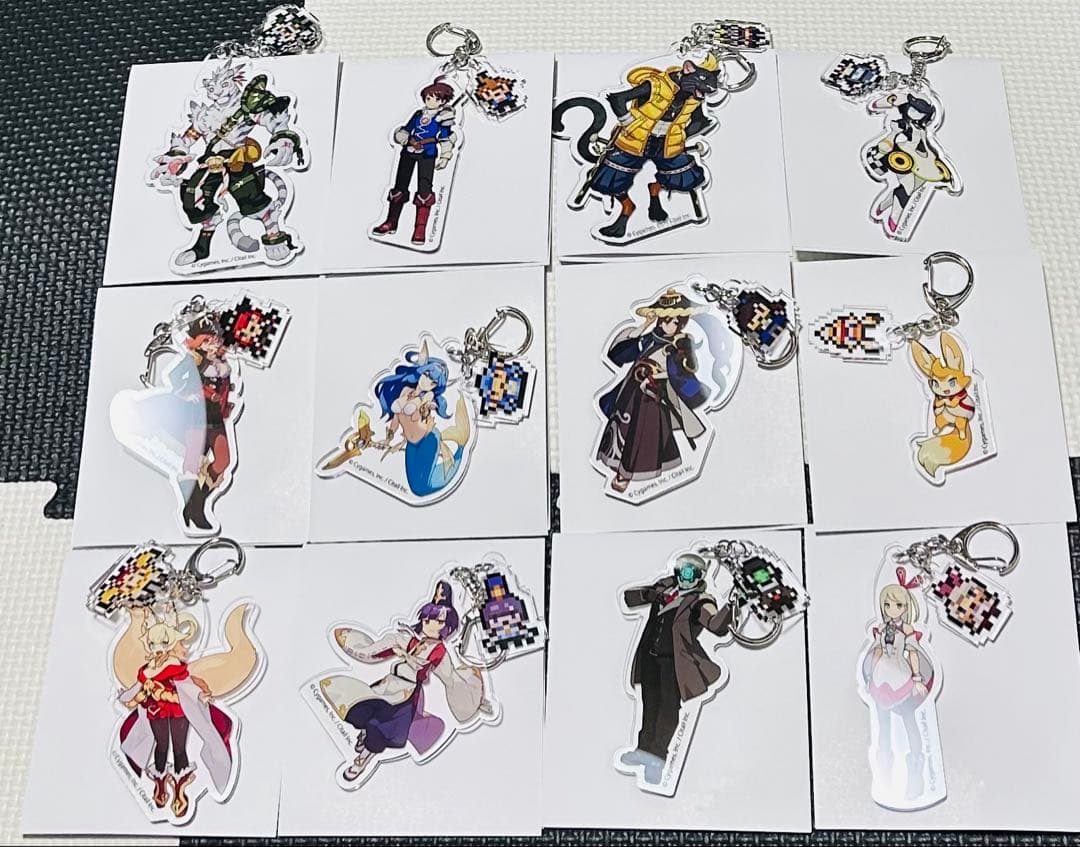 ワールドフリッパー　アクキー　新品　全種類　コンプ　ワーフリ　Cygames