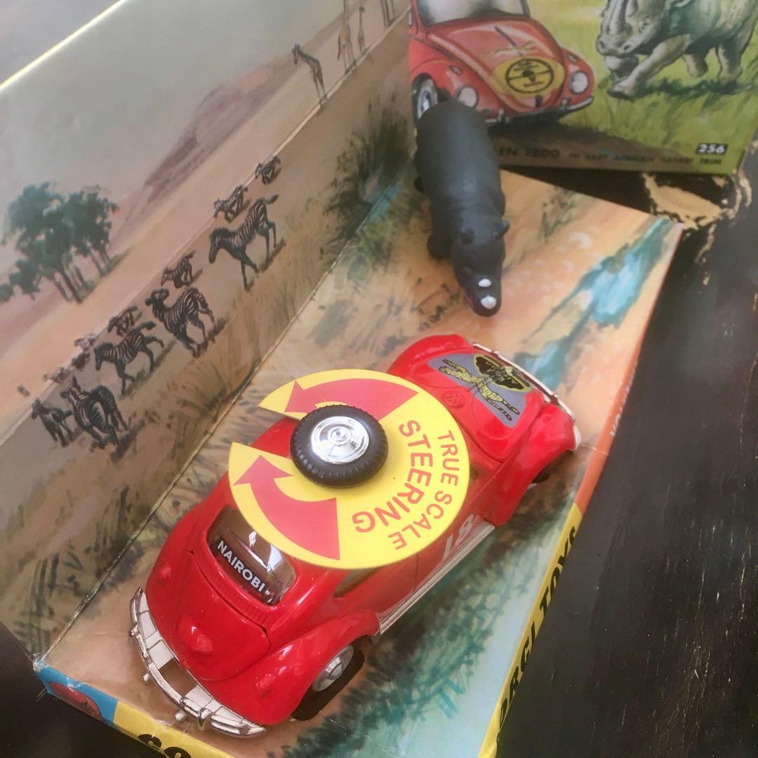 新品 最安値 コーギー ワーゲン ビートル サファリ ミニカー ビンテージ