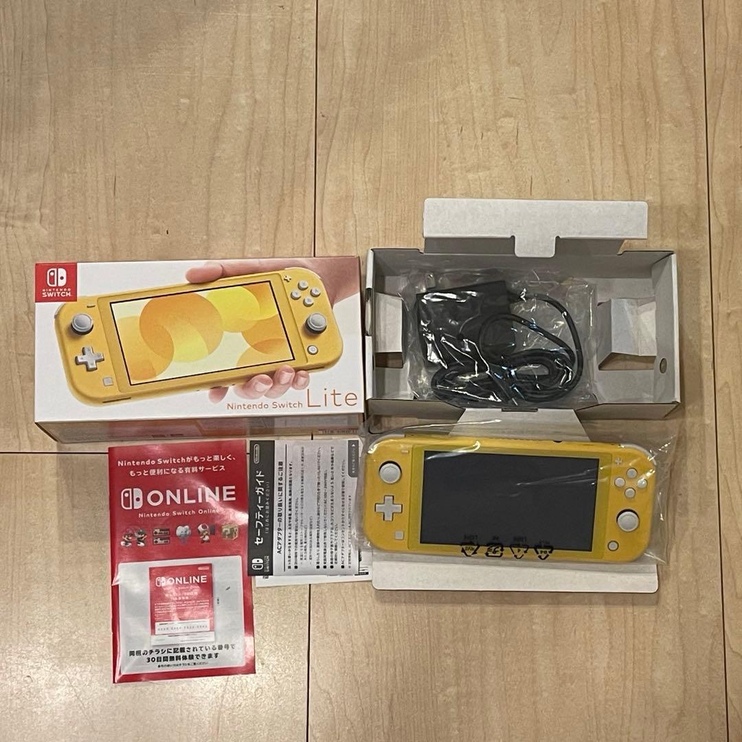Nintendo Switch Lite ライト イエロー 本体 ACアダプター