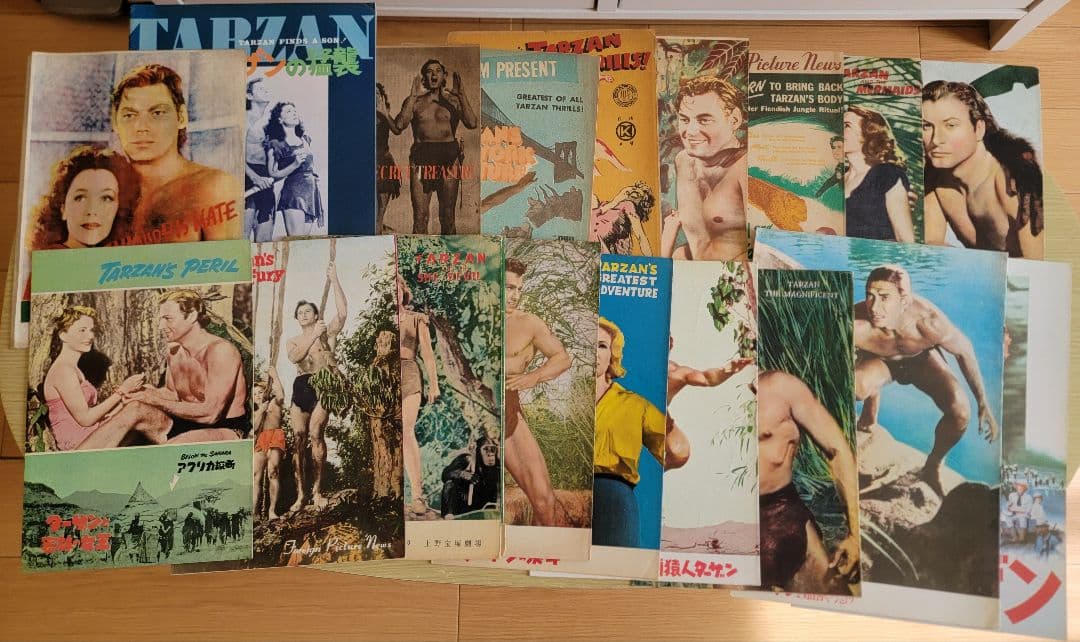 (レア)映画パンフレット　「ターザン」シリーズ　18冊セット