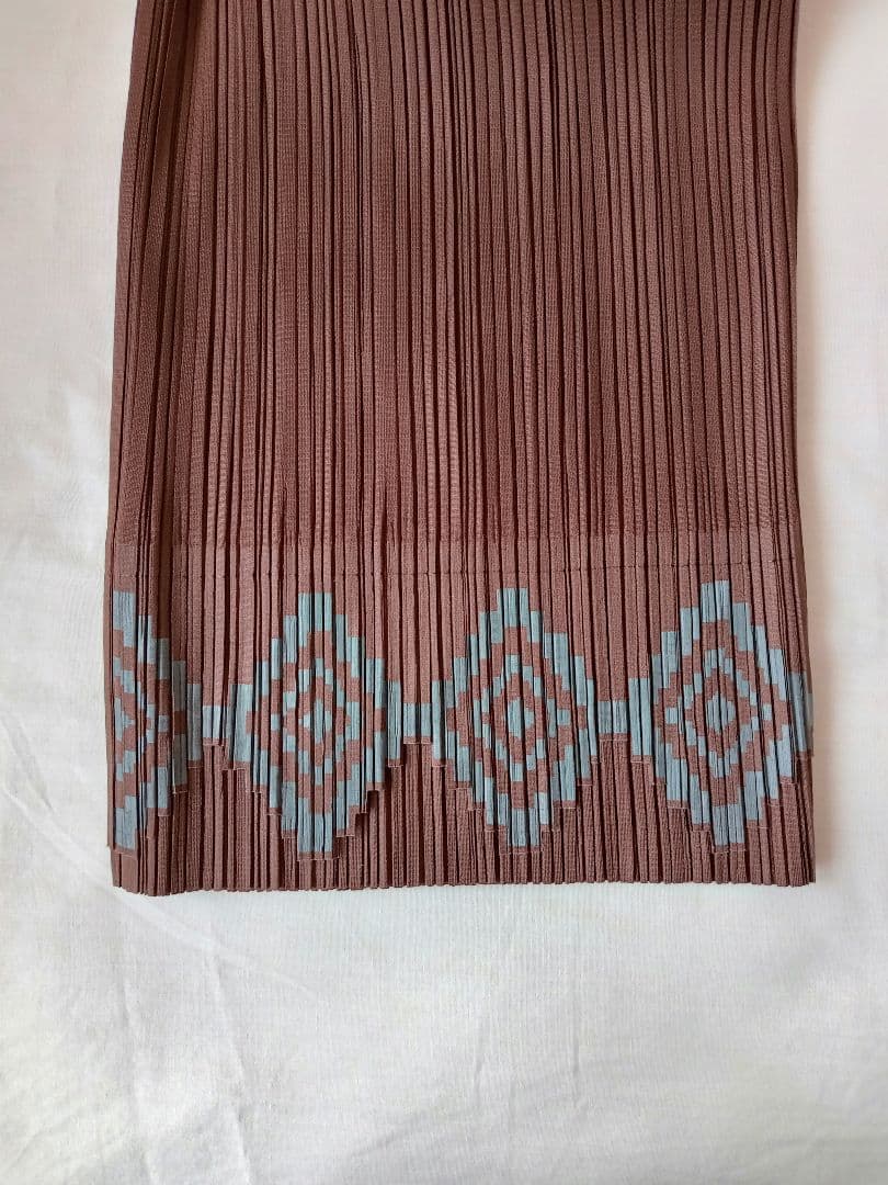 プリーツプリーズ 　総丈71cmパンツ 美品