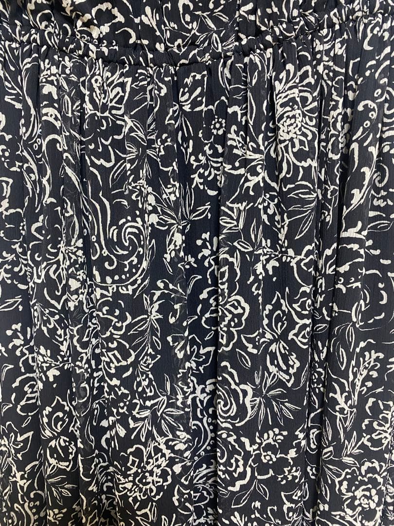 ONWARD フラワープリント マキシワンピース 23区