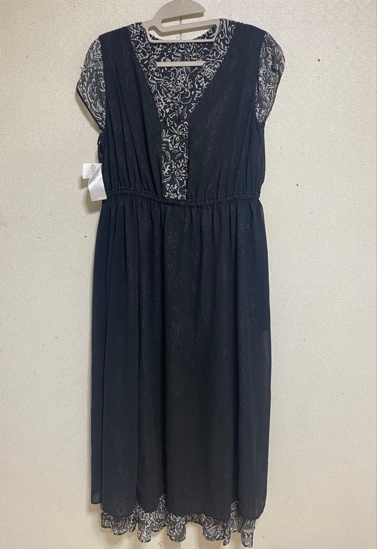 ONWARD フラワープリント マキシワンピース 23区