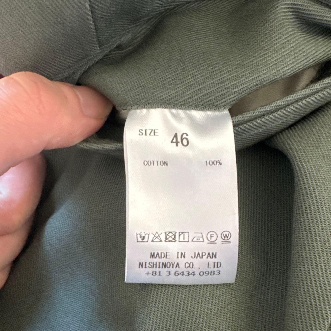 NEAT オリーブ　スラックス サイズ46