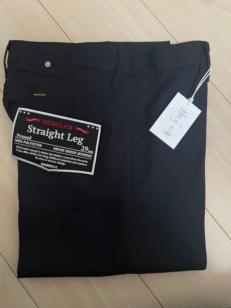 新品DAIRIKU Straight Pressed Pants 24SS