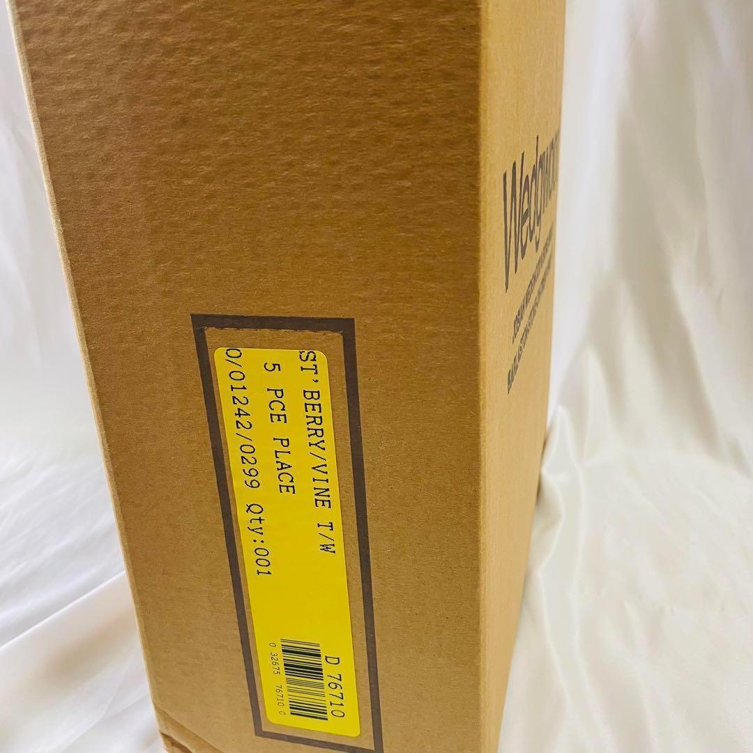 【廃盤】業務用　ウェッジウッド 黒壺 ストロベリーバイン 食器セット 未使用