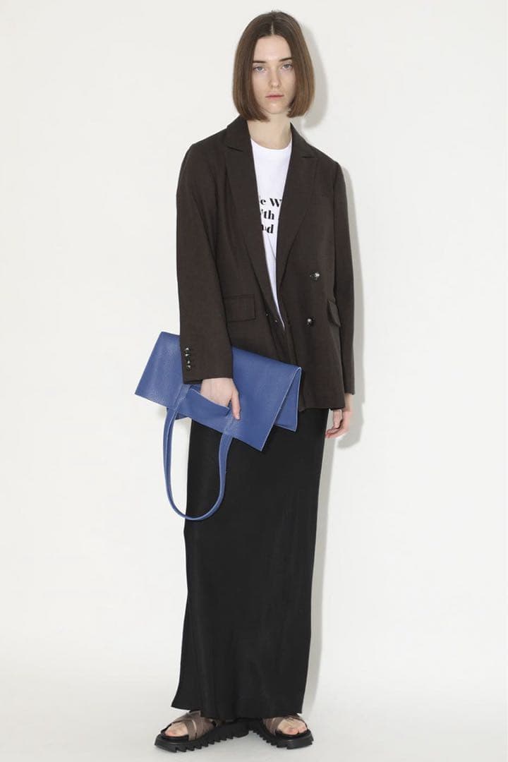 サクラ SACRA シルク コットン ヘリンボーン ジャケット