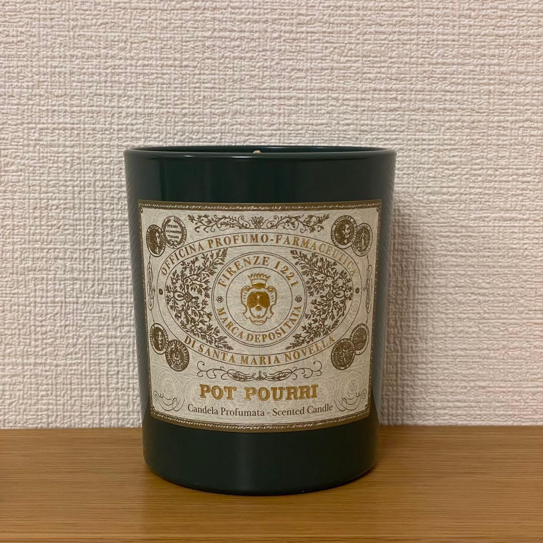 \"Santa Maria Novella \" グラスキャンドル ポプリ