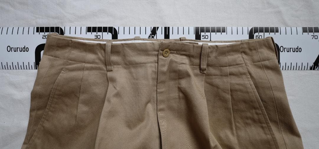 【@@@様用】Scye BASICS サンホアキン 2プリーツ チノトラウザース