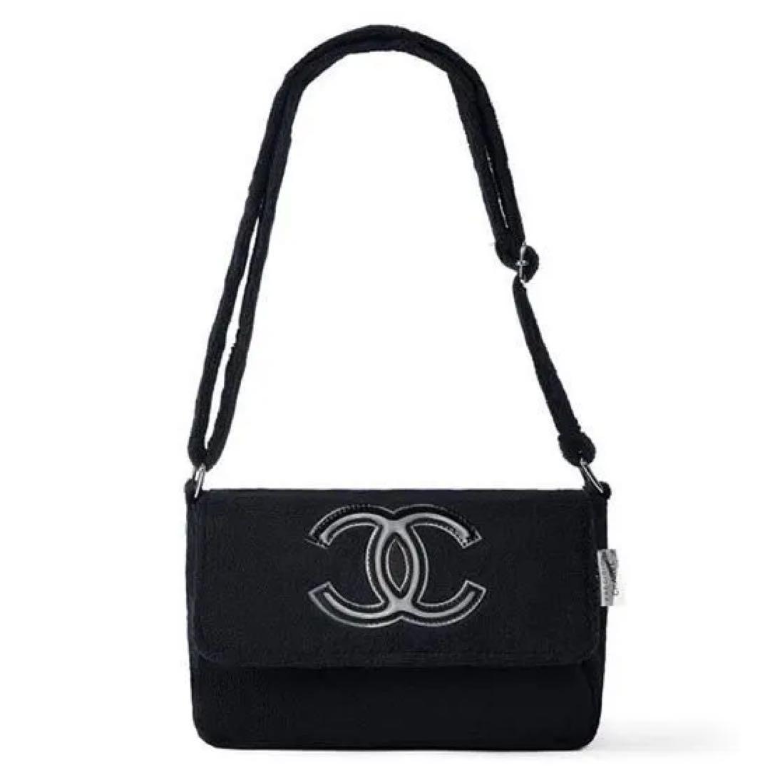 T*M様 CHANEL シャネル ミニバッグ ポーチ ブラック×ブラックロゴ