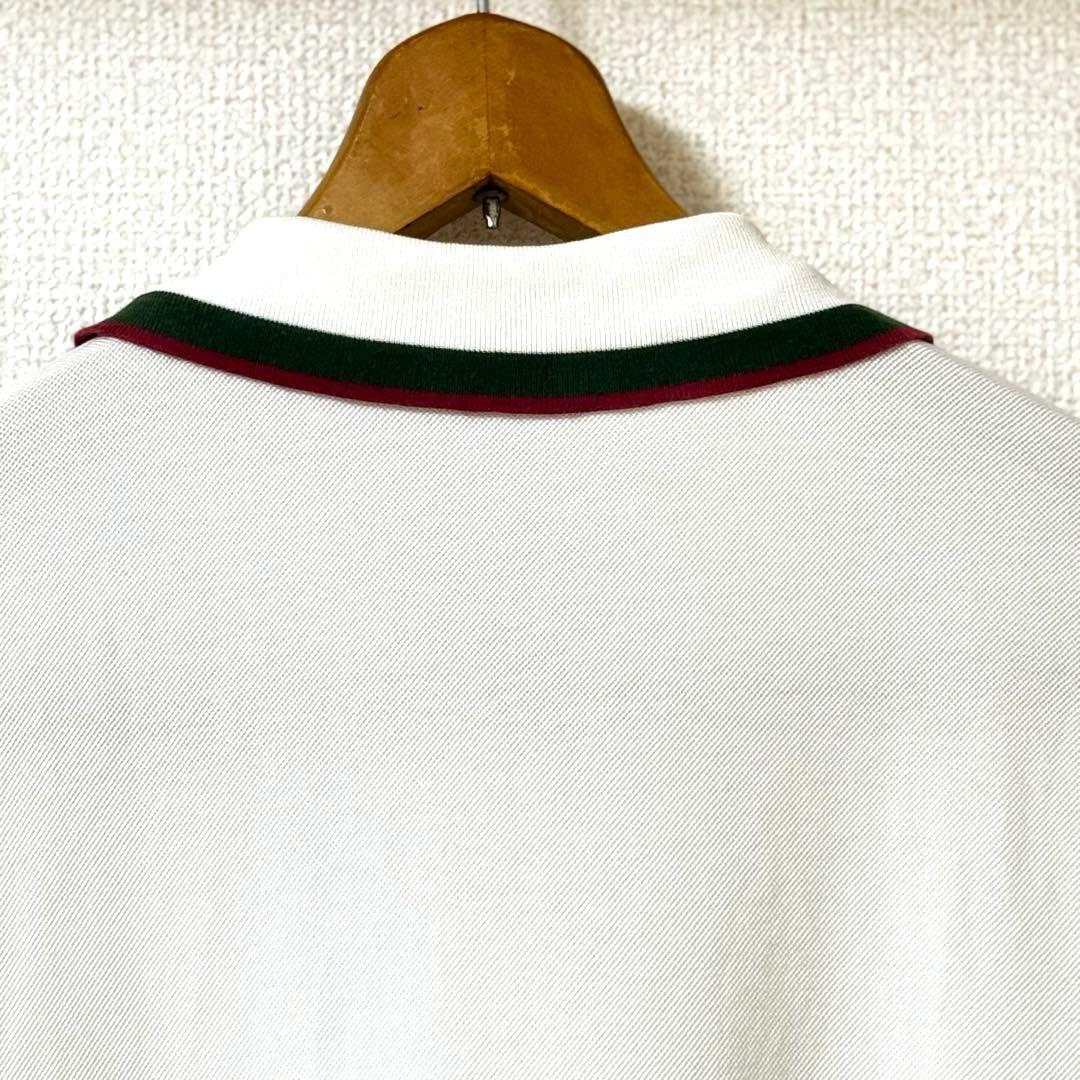 【正規品】GUCCI グッチ ポロシャツ メンズL シェリーライン