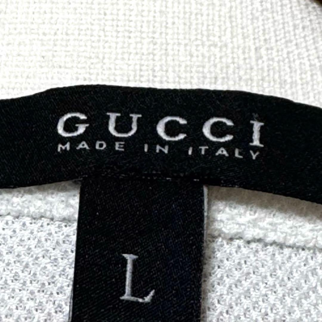 【正規品】GUCCI グッチ ポロシャツ メンズL シェリーライン