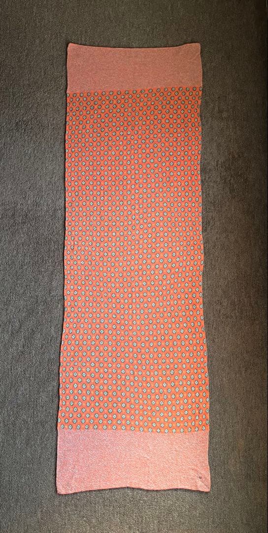 45R■フロートダブルジャカードのストール 縮絨ウール