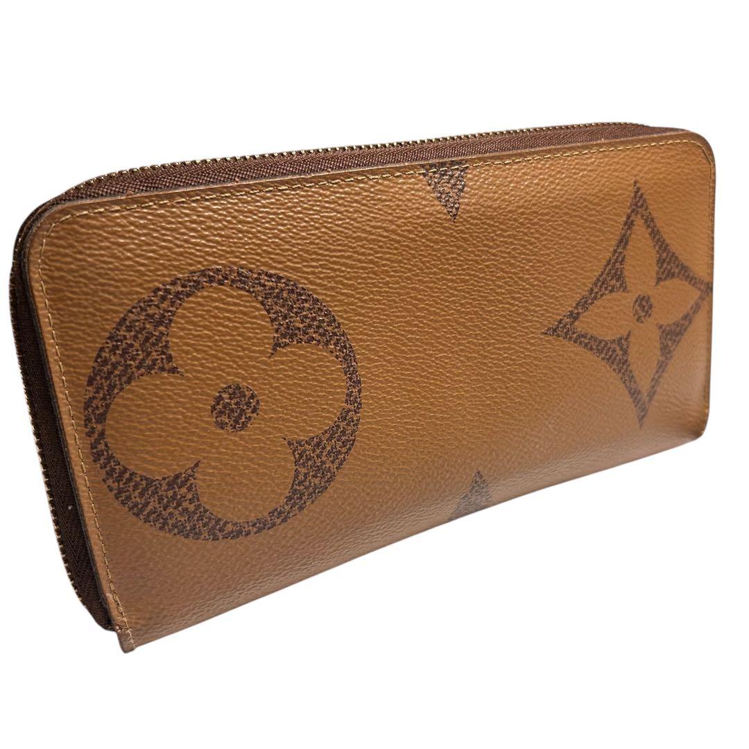 【極美品】ルイヴィトン モノグラム ジャイアント リバース ジッピーウォレット