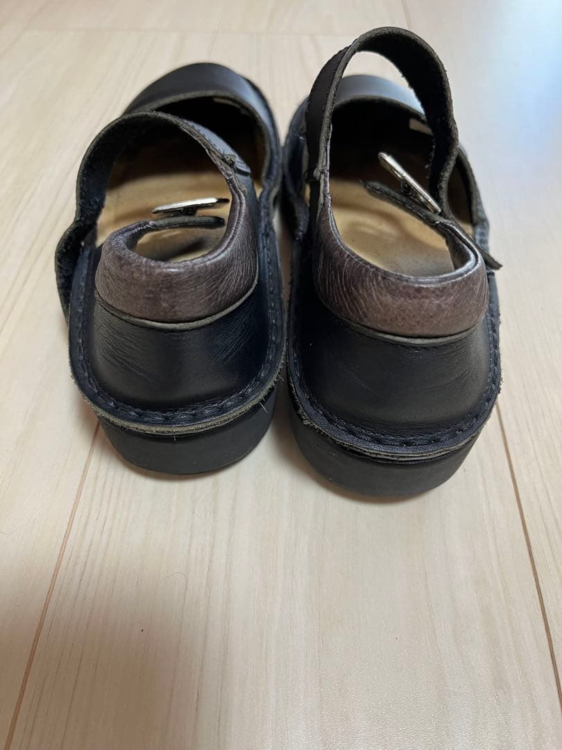 NAOTO ナオト オルガ レザーコンフォートシューズ ブラック37