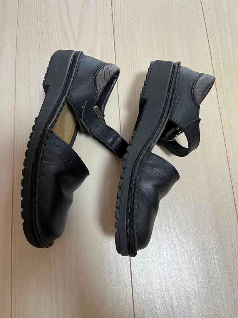 NAOTO ナオト オルガ レザーコンフォートシューズ ブラック37