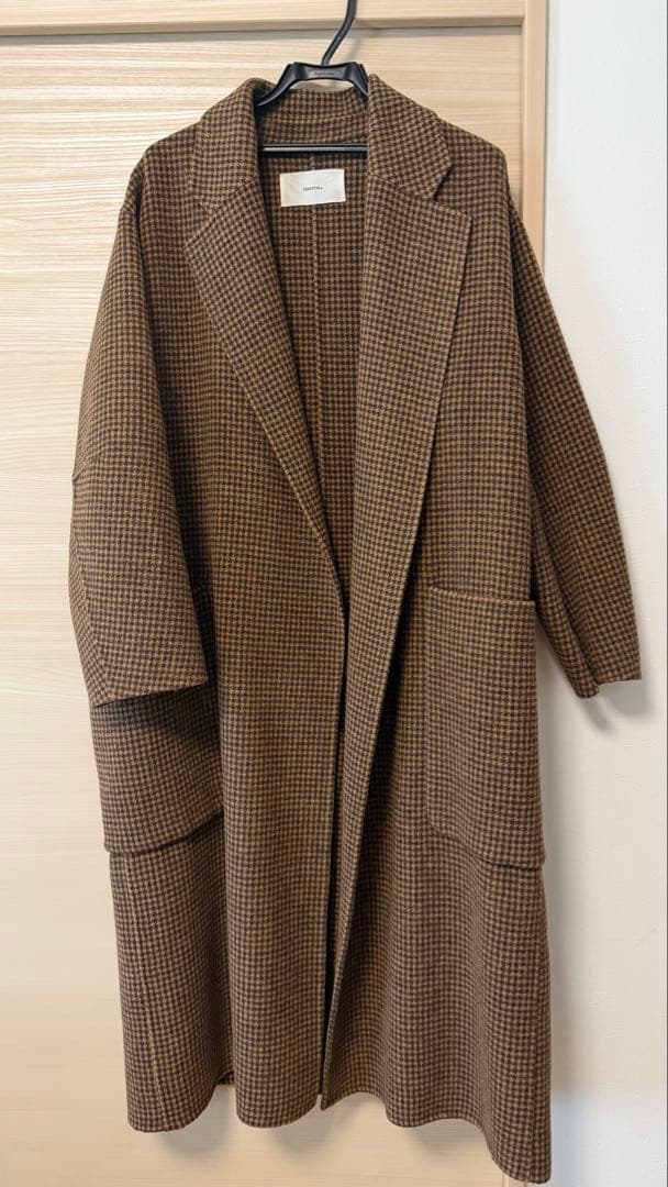 【本日購入限定値下げ】TODAYFUL オーバーチェックコート　38サイズ