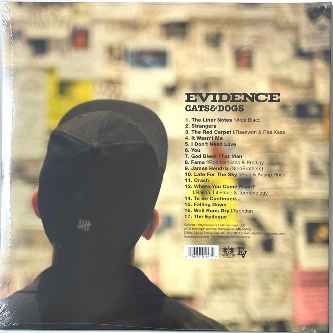 未開封 Evidence / Cats & Dogs 2LP レコード