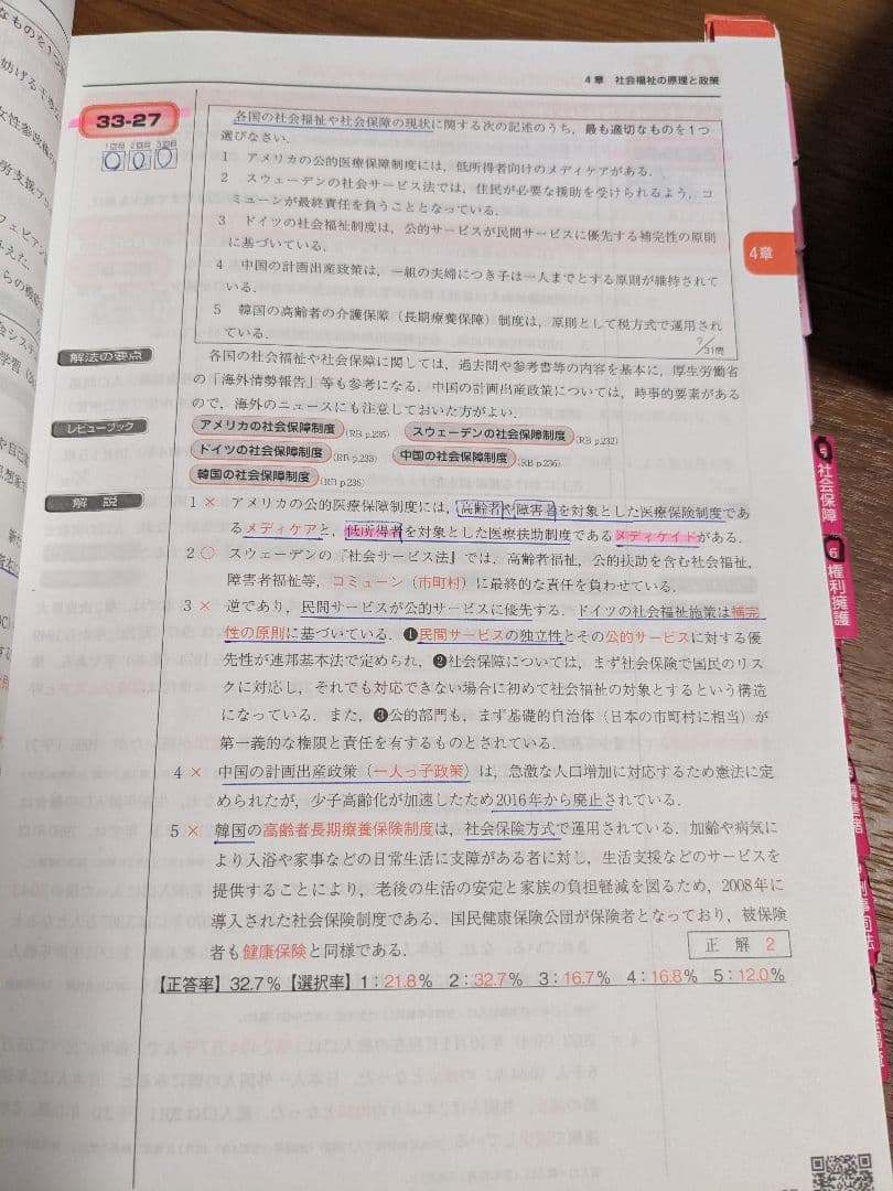 ★新カリキュラム対応★社会福祉士養成講座　レビューブックなど　これで一発合格!!