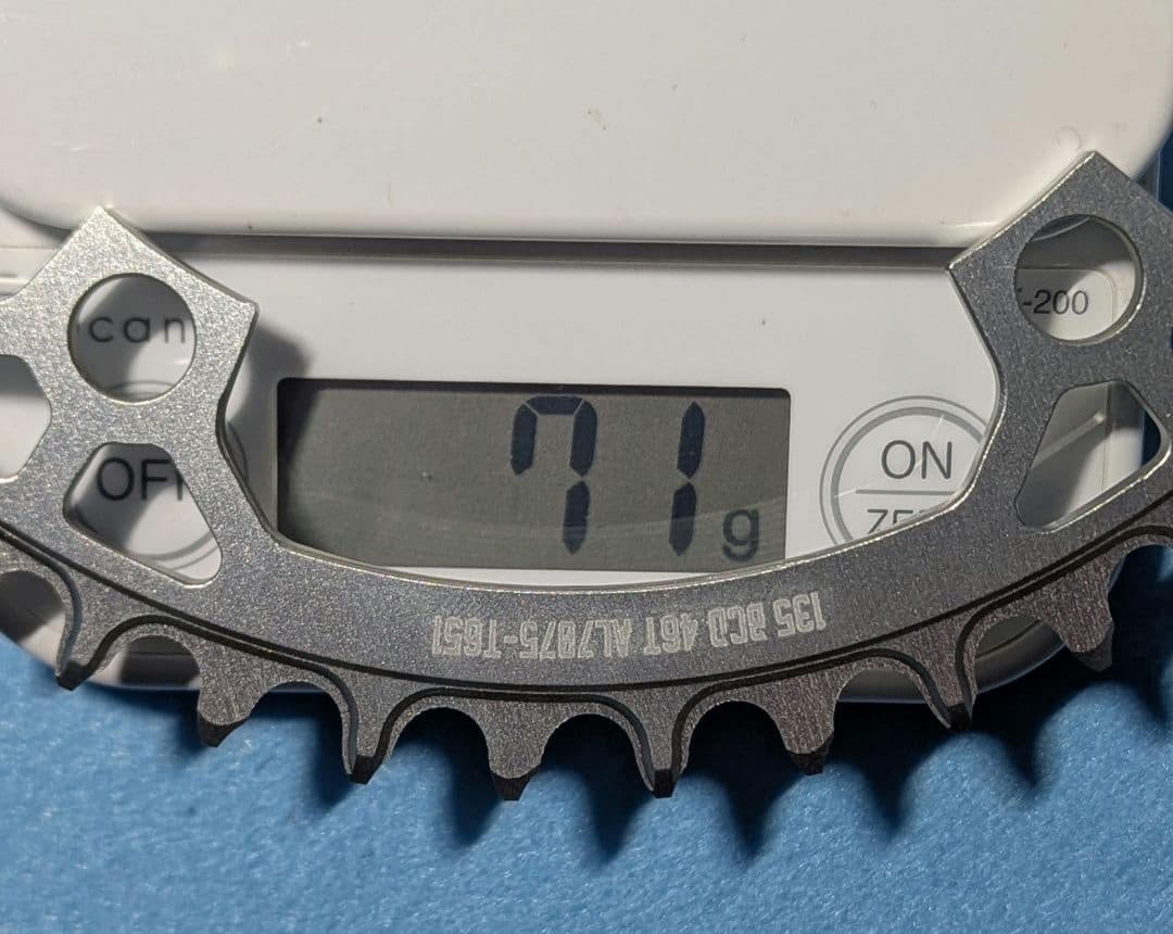 PassQuest カンパ 5アーム(135mm)用 チェーンリング 46T