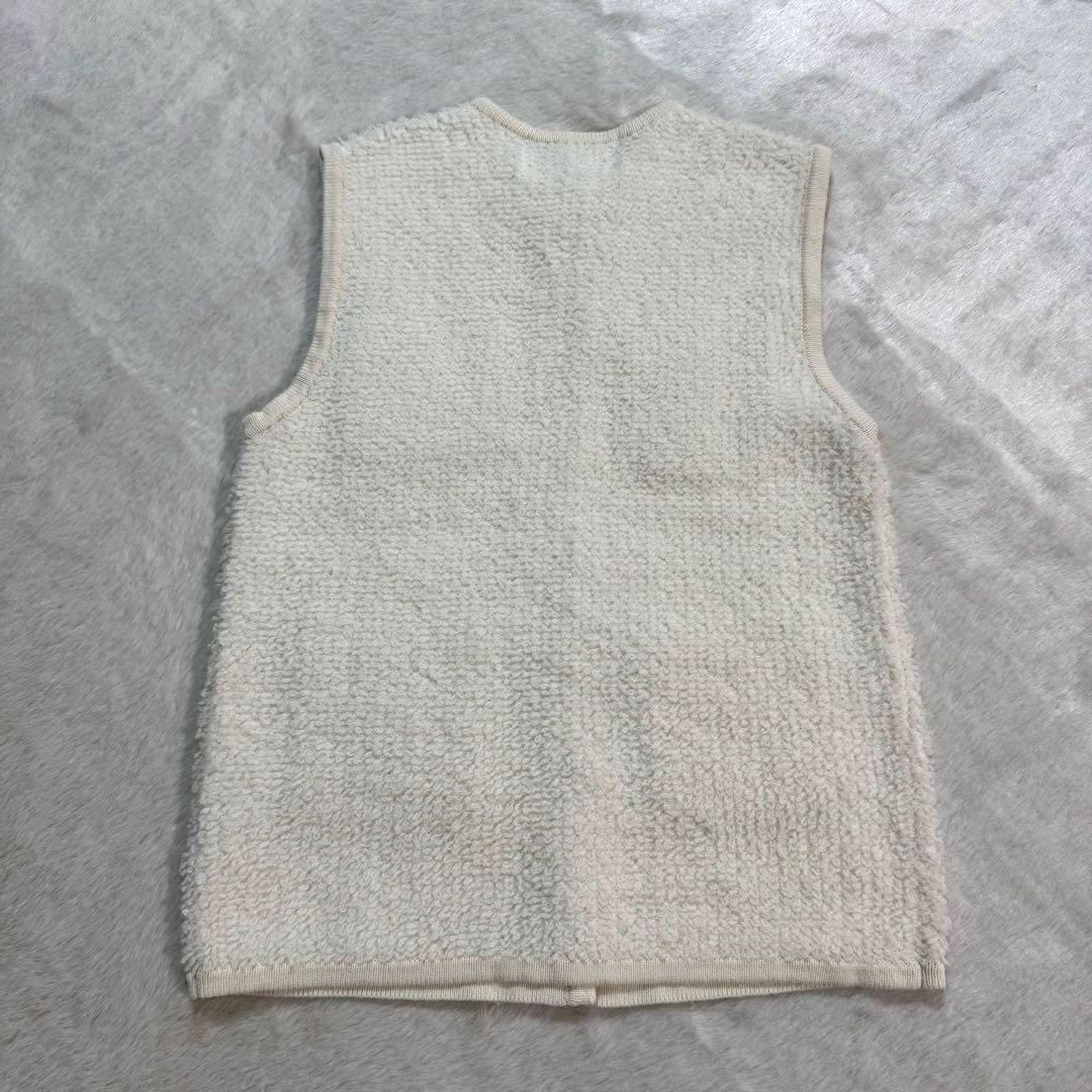 【未使用級】ADAWAS ホワイト ニットベスト