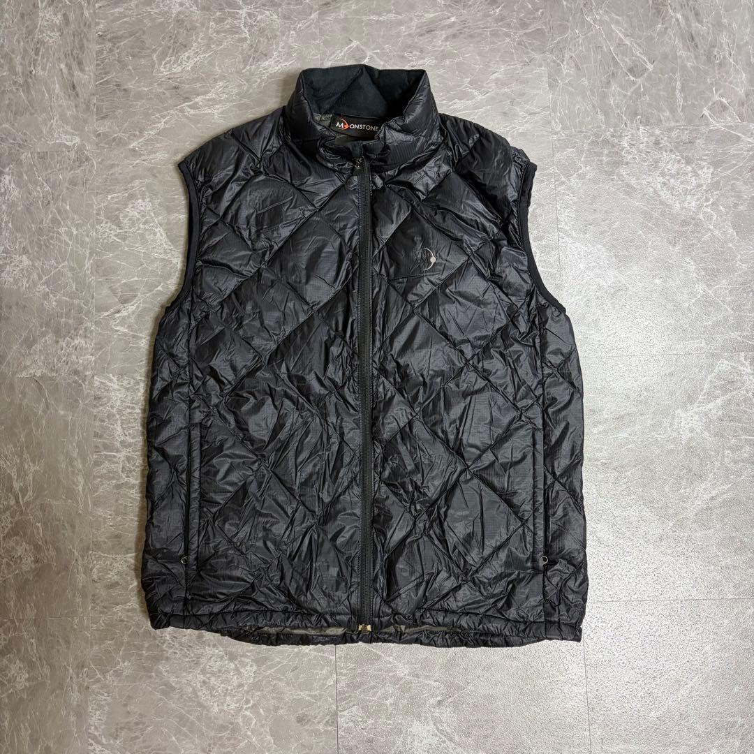 00s 廃盤　名作　moonstone ダイヤキルト　ダウンベスト　ブラック　L