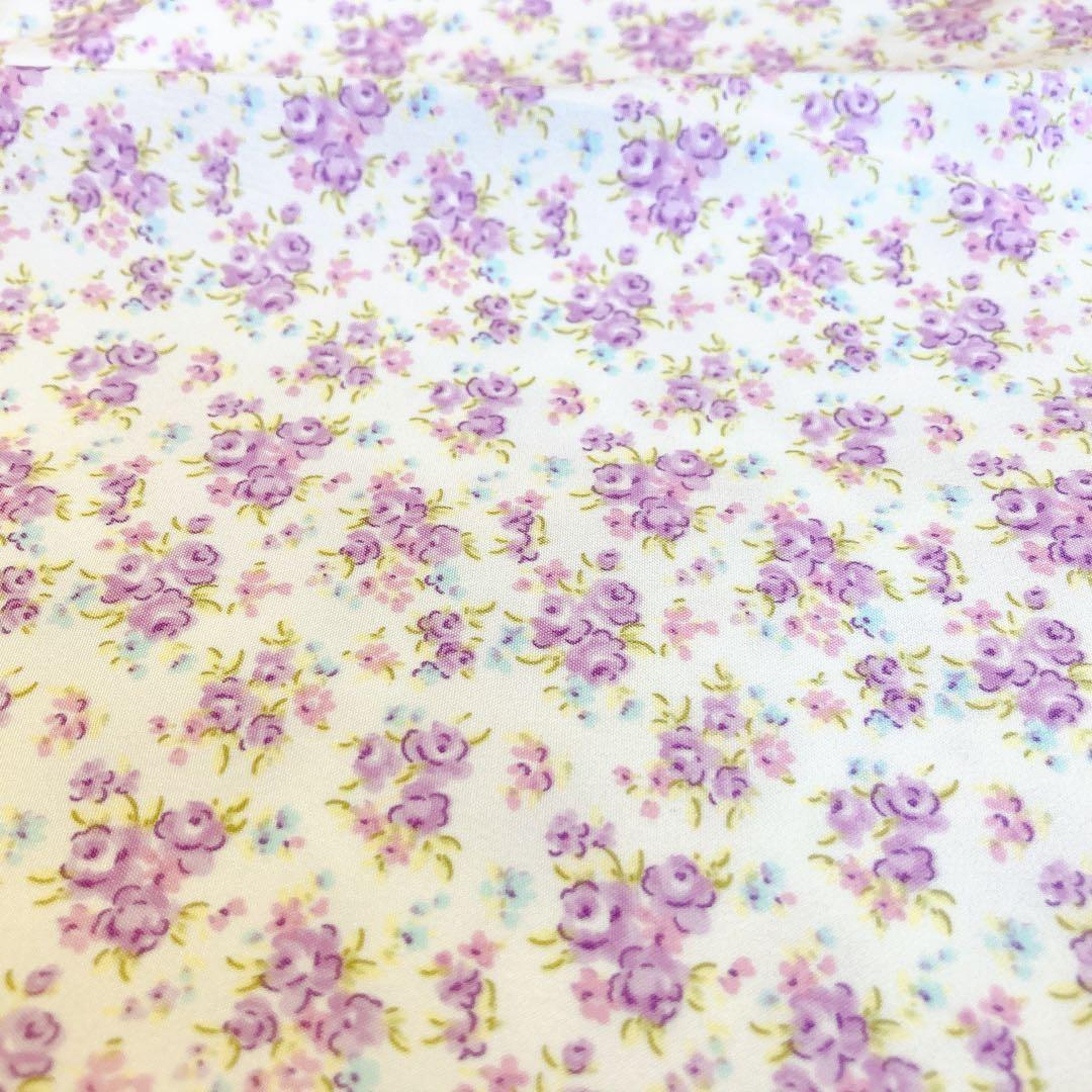 130size ラベンダー×花柄 セレモニー 入学 卒園 発表会 フォーマル