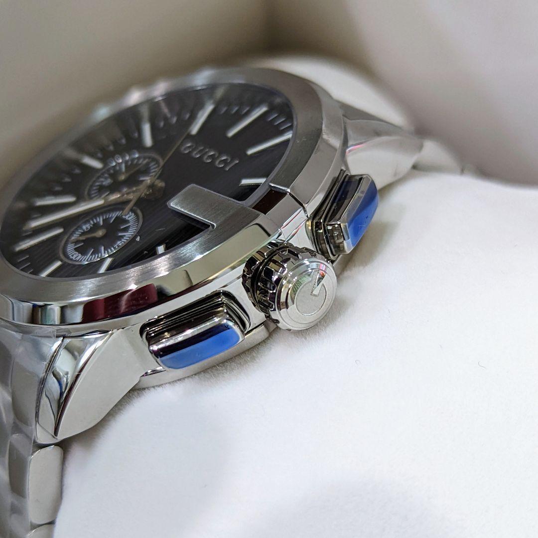 【美品】グッチ gucci 腕時計 クロノグラフ クオーツ