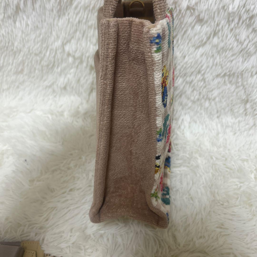 【未使用級】フェイラー　ハイジトートバッグ　チェック　ショルダーストラップ