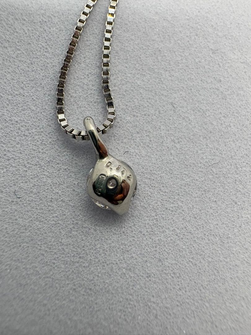 も*ん様 (鑑定書付き) ハイクラスダイヤモンド付きネックレス　pt850 pt