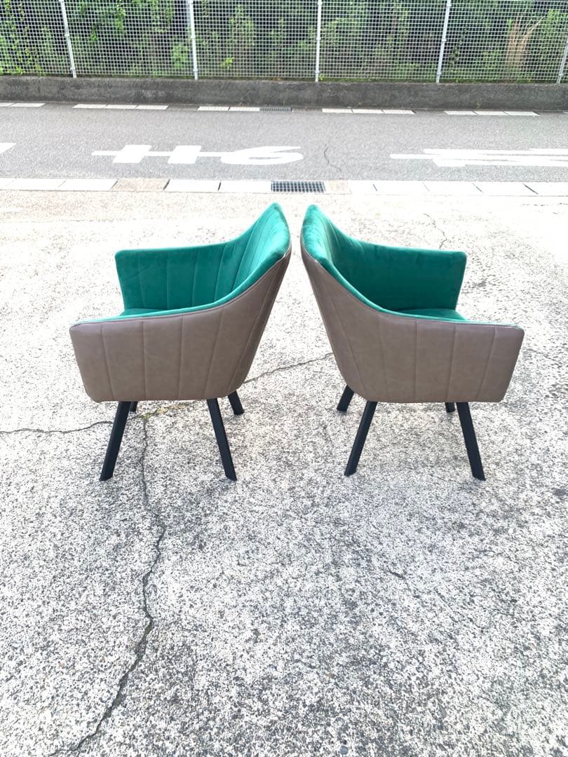 ベルベット椅子　　ダイニング椅子　サイド カフェ　テーブル