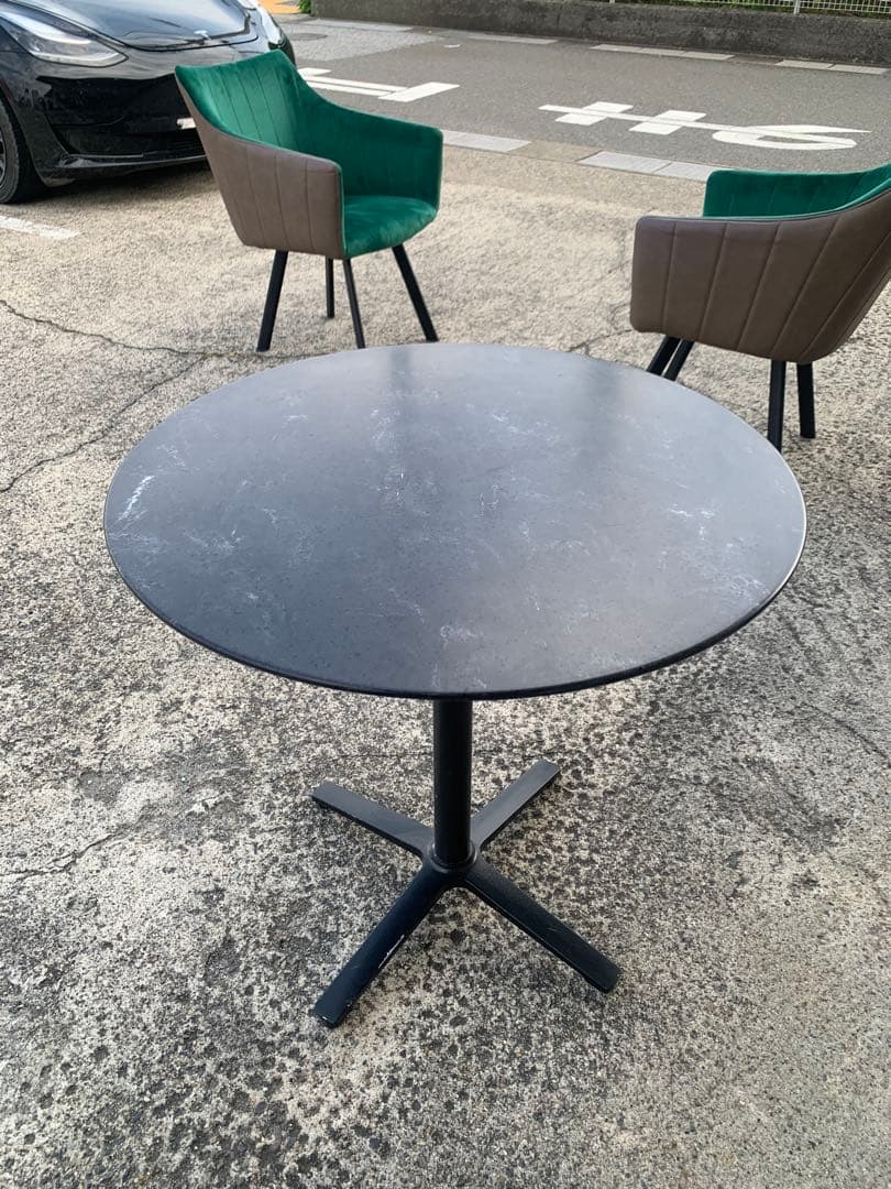 ベルベット椅子　　ダイニング椅子　サイド カフェ　テーブル