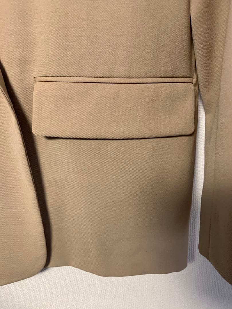 ストレッチツイルテーラードジャケット キャメル RIVE DROITE