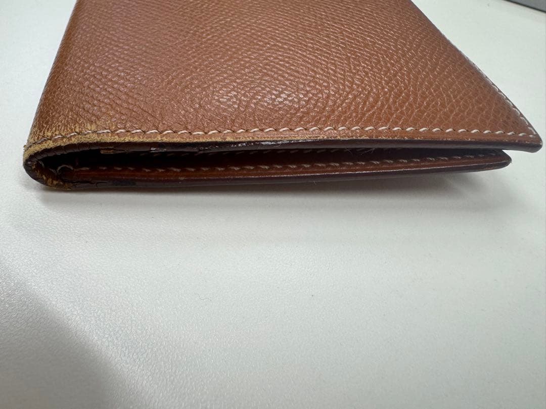 エルメス（HERMÈS） ベアン　財布 ブラウン 正規品／箱付き／刻印あり