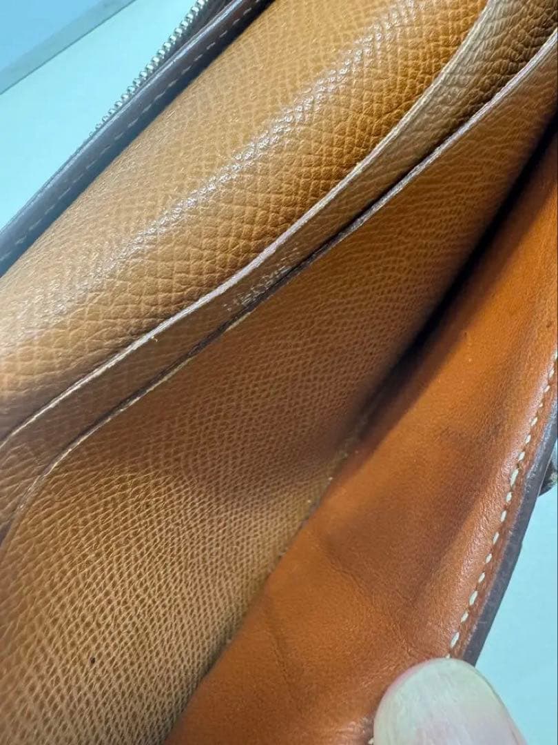 エルメス（HERMÈS） ベアン　財布 ブラウン 正規品／箱付き／刻印あり