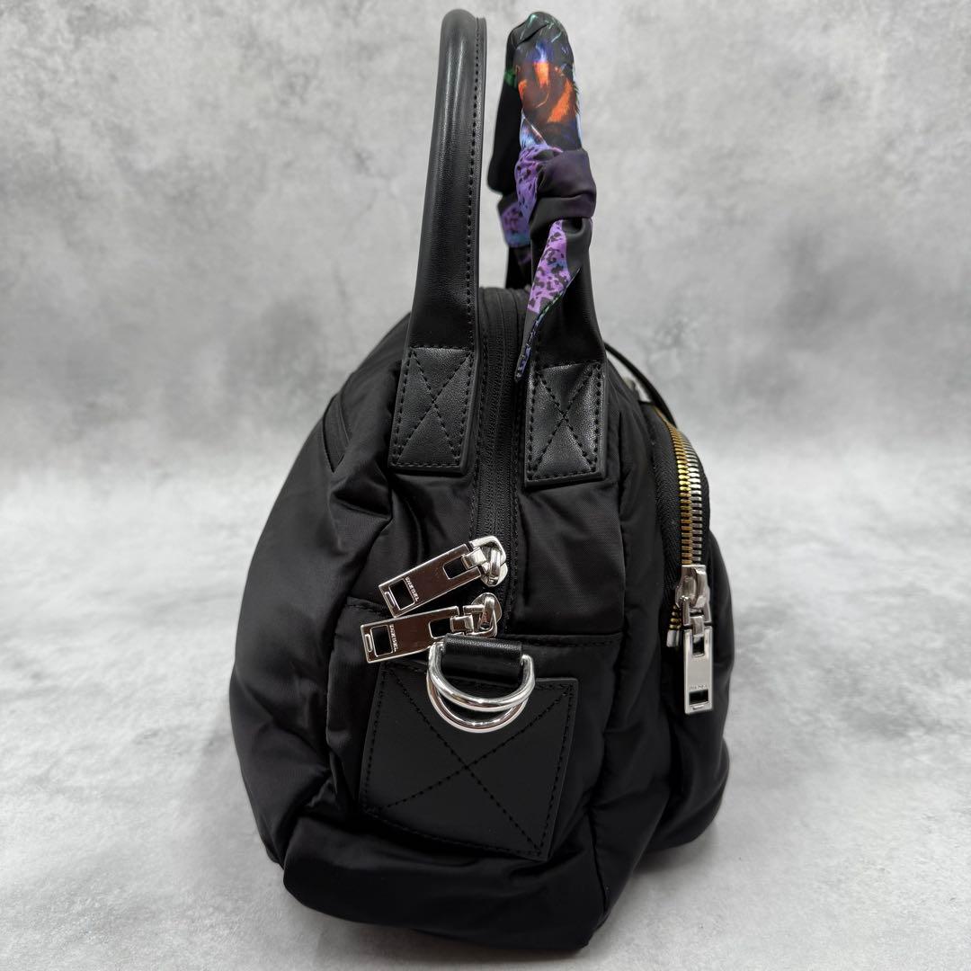 未使用級✨DIESEL LARA 2WAY サッチェルバッグ スカーフ