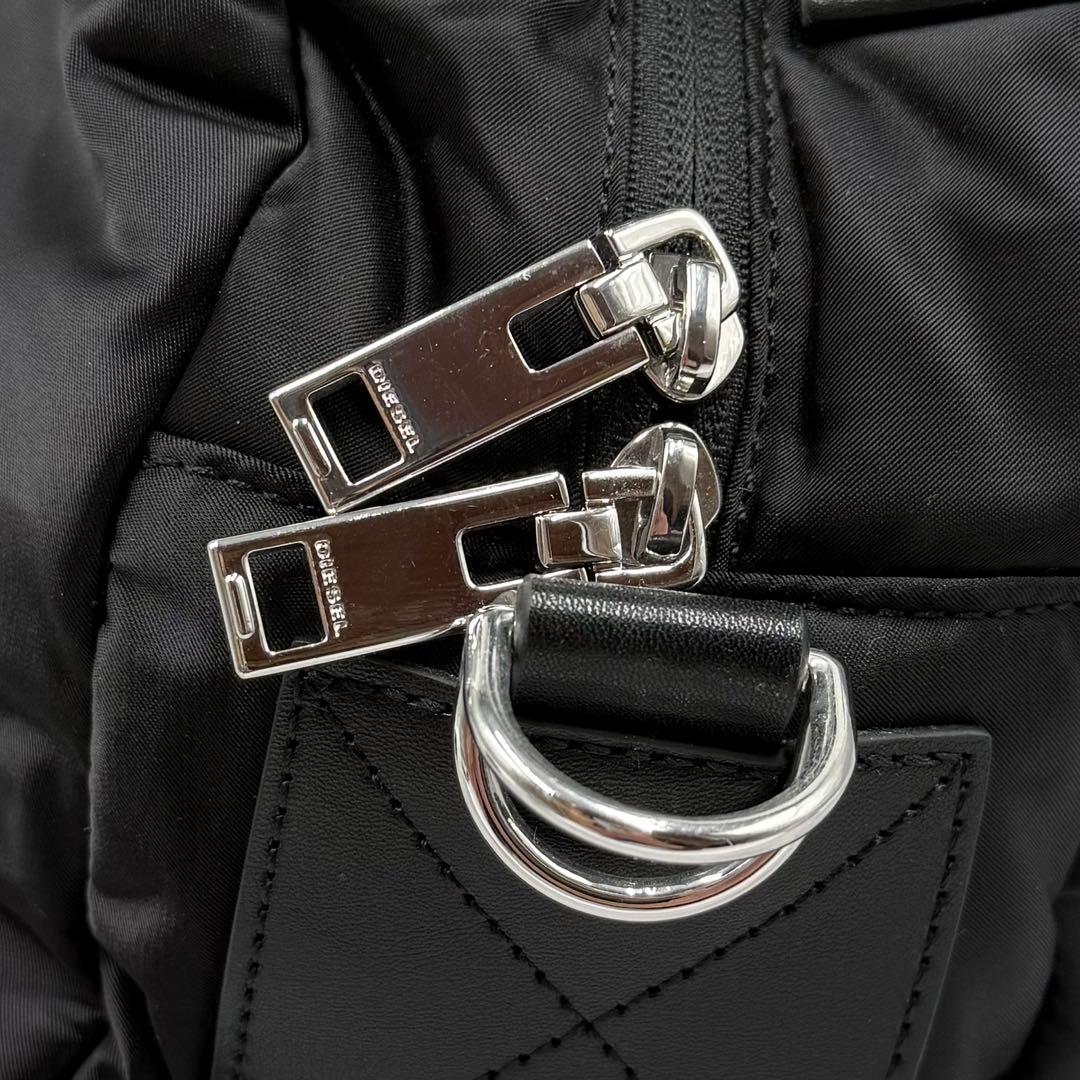 未使用級✨DIESEL LARA 2WAY サッチェルバッグ スカーフ